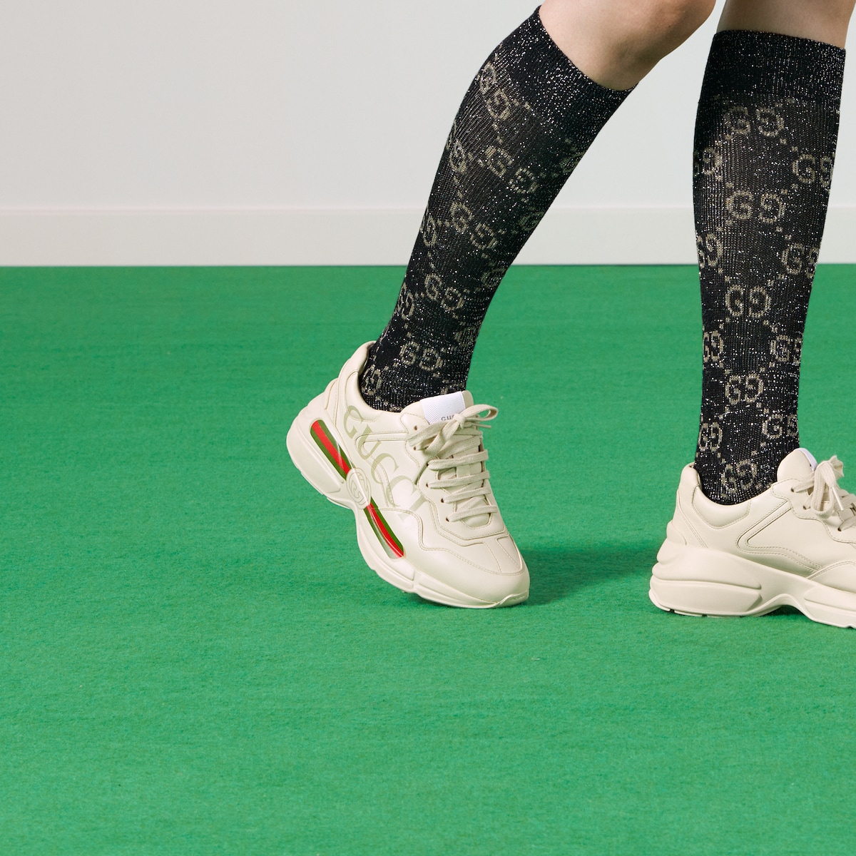 Women’s Rhyton sneaker with Gucci logo - Image 2